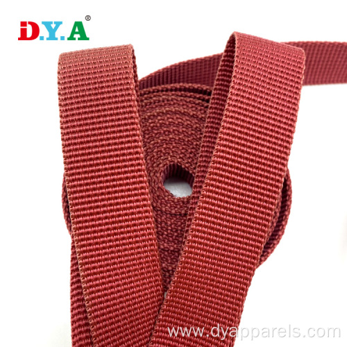 Patterned 25mm Purple Red PP Polypropylene Webbing